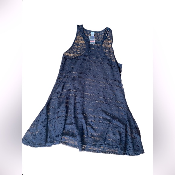 NWT West Loop Women’s Lace Beach Cover Up Black Size L/XL - Picture 2 of 5